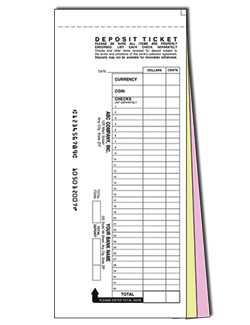 Deposit Slips