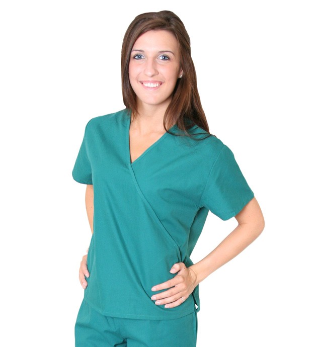 Mock-Wrap Tunic w/ Pocket